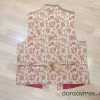 Chaleco de huertano con flores