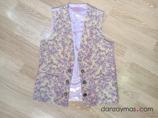 Chaleco para huertano lila
