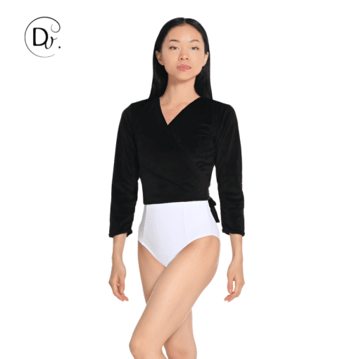 Rebeca de ballet cruzada negra