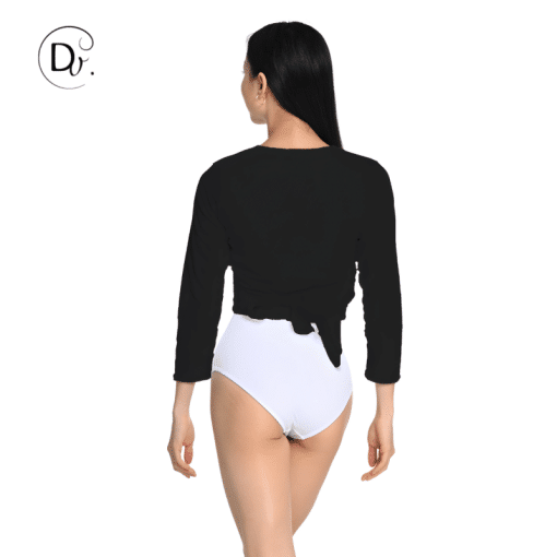 Rebeca de ballet cruzada negra