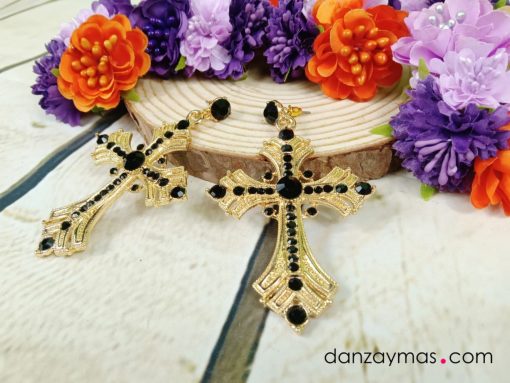 Pendientes de flamenca cruz