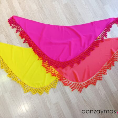 Mantoncillo flamenco en colores