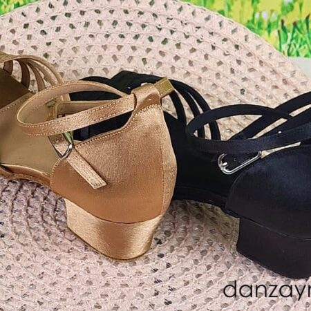 Zapatos salsa tacón bajo