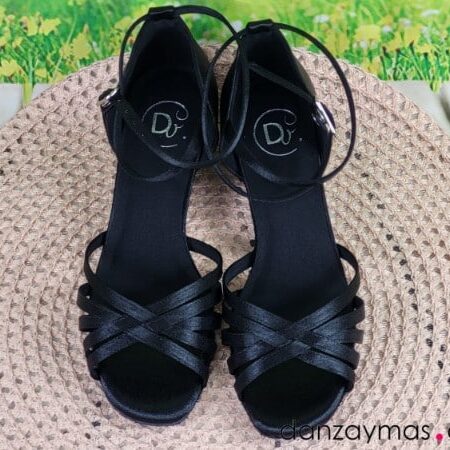 Zapatos salsa tacón bajo
