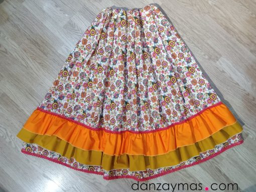 Zagalejo flores naranja adulta