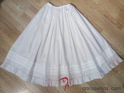 Enagua adulto traje regional