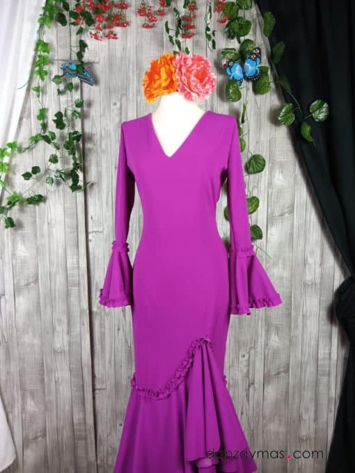 Traje flamenco buganvilla