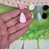 Pendientes gota flamenca