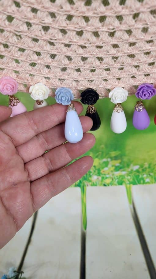 Pendientes gota flamenca