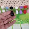 Pendientes gota flamenca