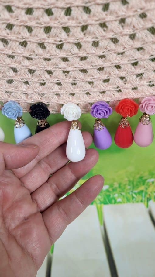 Pendientes gota flamenca