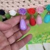 Pendientes gota flamenca