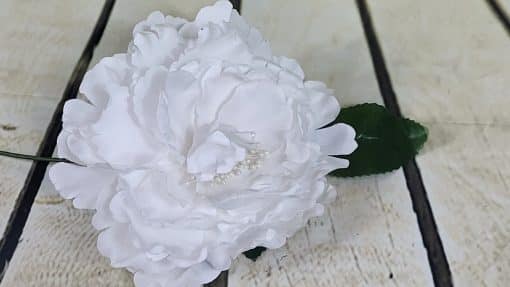 Flores de flamenca para el pelo con pistilo