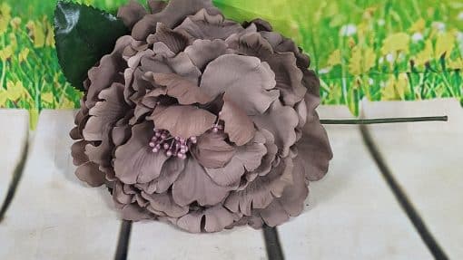 Flores de flamenca para el pelo con pistilo