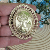 Broche con camafeo
