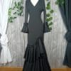 Traje de flamenca negro elástico