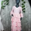 Traje de flamenca niña salmón