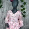 Traje de flamenca niña salmón