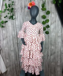 Traje de flamenca niña lunares