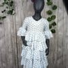 Traje de flamenca niña azul