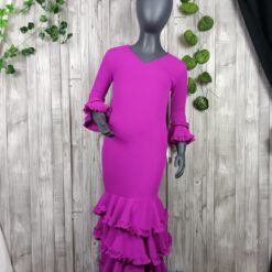Traje de flamenca para niña largo