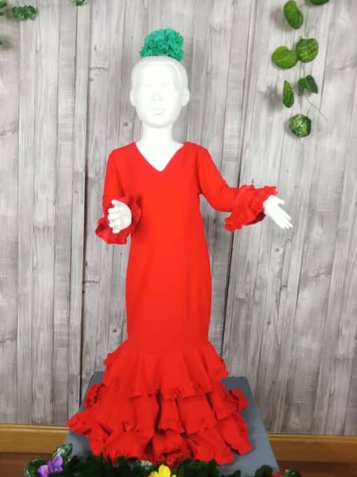 Traje de flamenca niña
