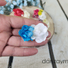 Pinza con flores para el pelo