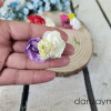 Pinza con flores para el pelo