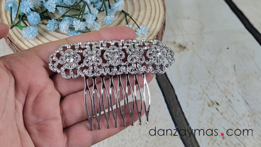 Peinecillo flamenco rectangular brillante