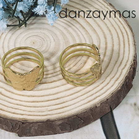 Anillo para mantones mariposa