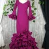 Traje de flamenca buganvilia