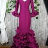 Traje de flamenca buganvilia