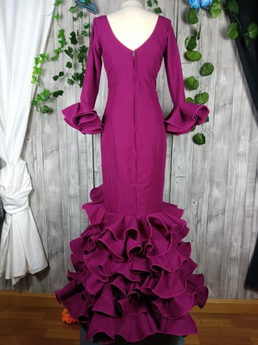 Traje de flamenca buganvilia