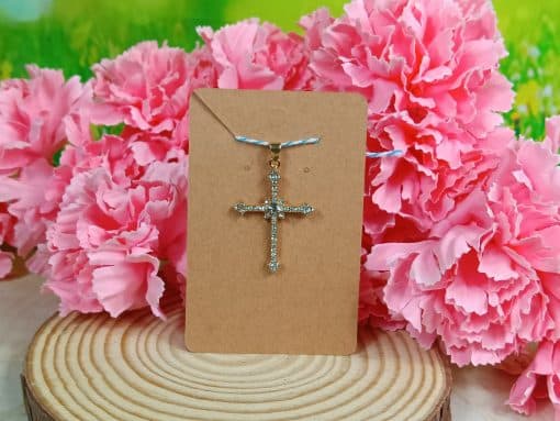 Cruz de huertana dorada