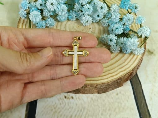 Cruz de huertana nácar