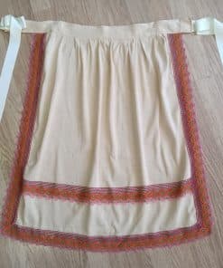Delantal para traje regional de adulta