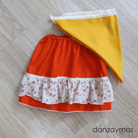 Zagalejo niña bebe naranja