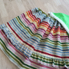 Zagalejo de niña de listas multicolor