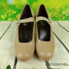 Zapatos de flamenca beige profesionales