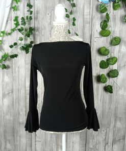 Camiseta de baile con volantes
