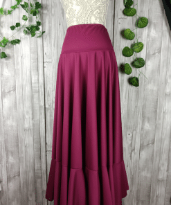 Falda de baile flamenco con volante