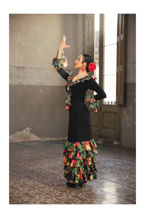 Falda flamenca cinco volantes