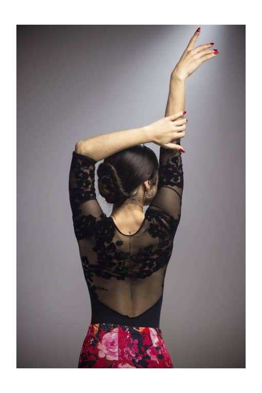Maillot terciopelo para danza