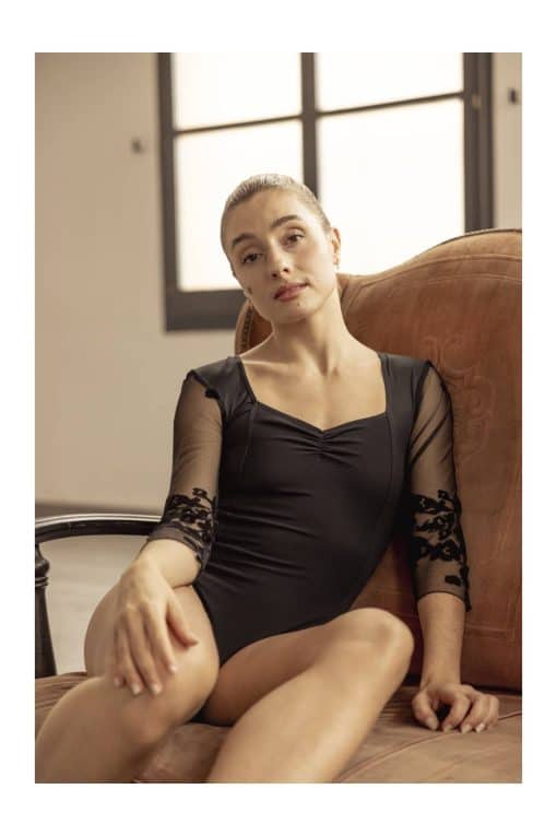 Maillot terciopelo para danza