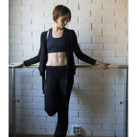 Top de danza negro