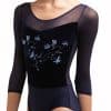Maillot de ballet con manga al codo