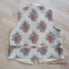 Chaleco de huertano con flores