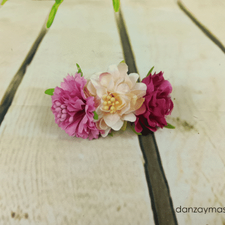 Tocado de flores para niña 2515 - Imagen 4