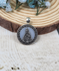 Colgante Virgen plata vieja