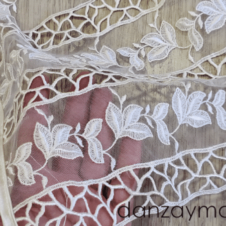 Delantal traje regional organza